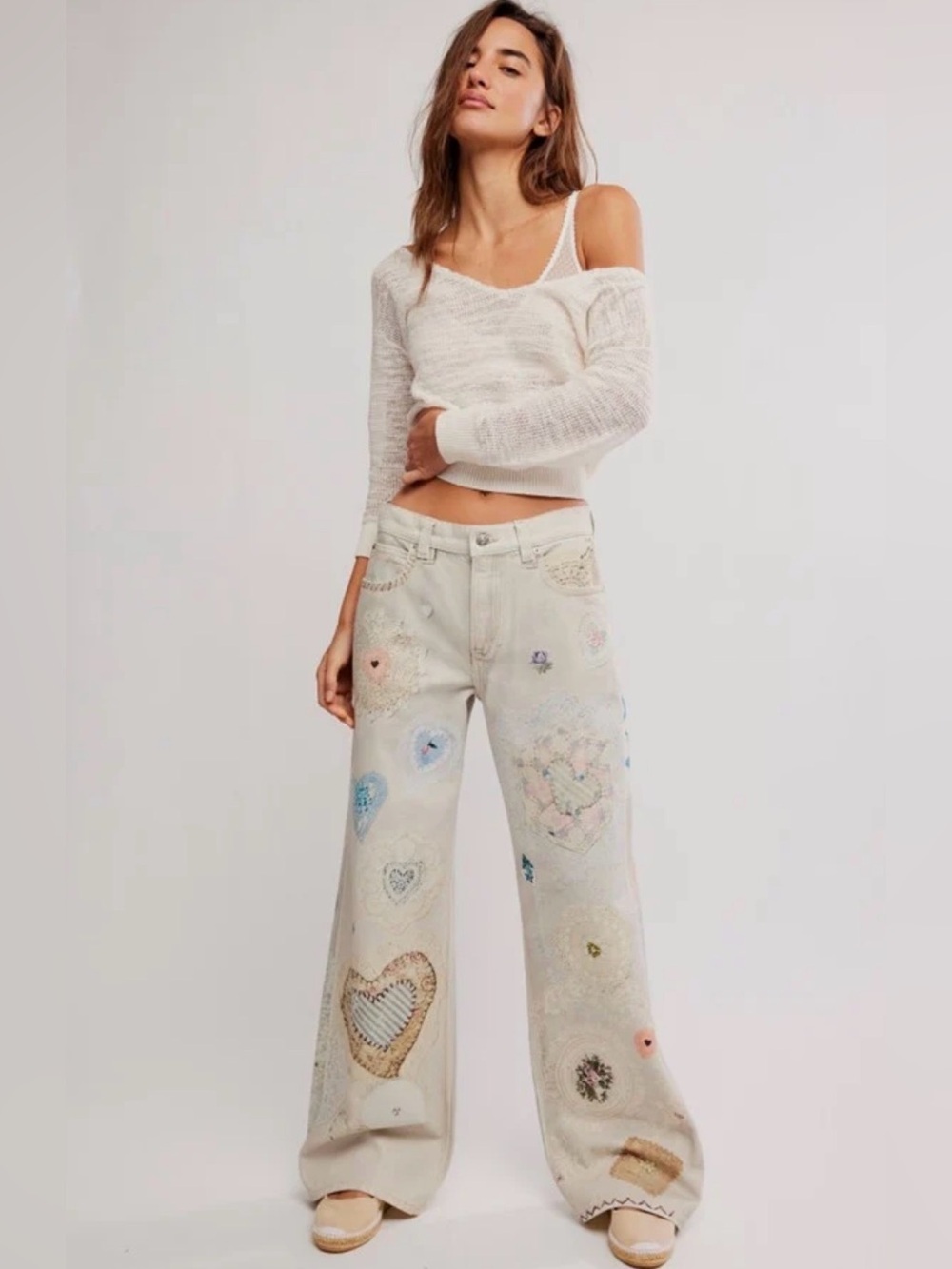 We The Free Tinsley Printed Jeans Size 30